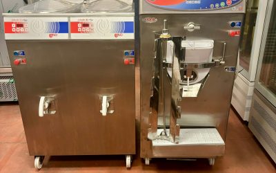 Bravo Trittico – מכונת ייצור גלידה עם פסטריזציה (80 ליטר לשעה) דוד חיסון מקורר כפול – 60+60 ליטר